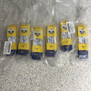 NWT Lot Of 6 Howie’s Waxed 72” Hockey Skate Laces White New Youth Junior